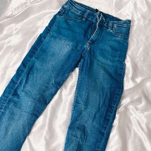 Divided  high waist skinny jeans